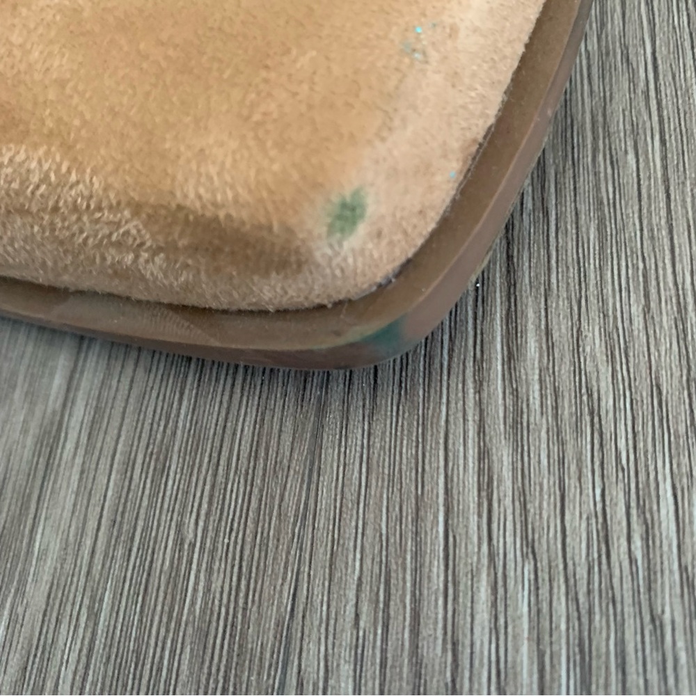 Tan Chunky Heeled Booties - Picture 6 of 16